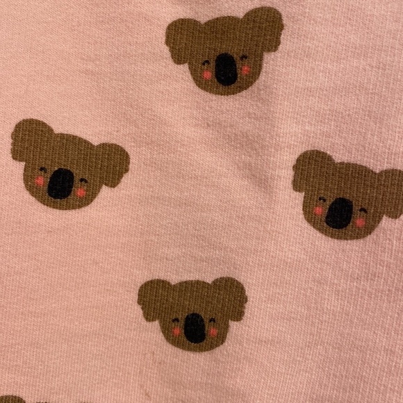 PRICE DROP!‼️Seed Heritage Pink Koala Print Infant Sweatshirt. Size 6-12 months - Picture 2 of 5